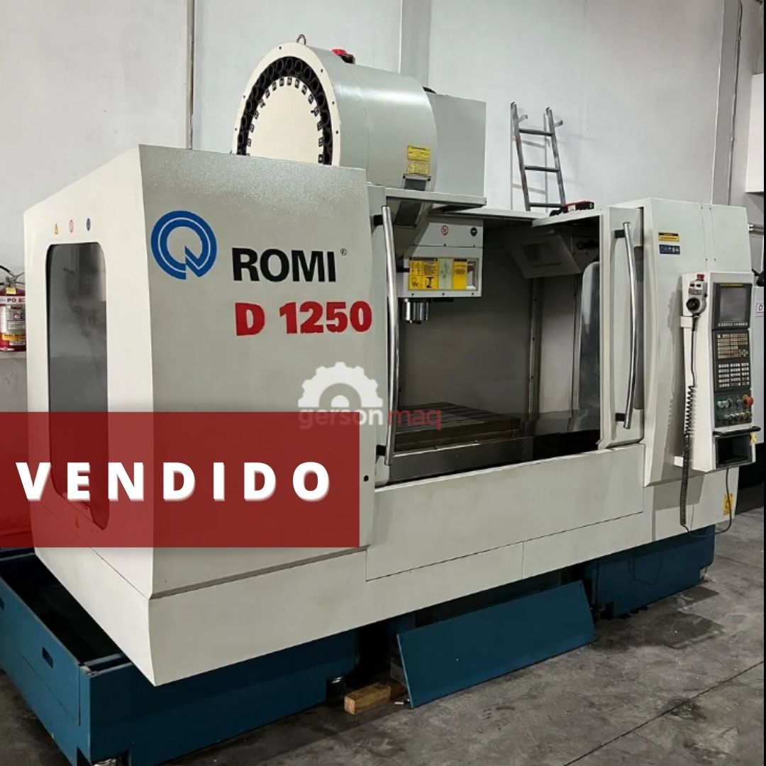 CENTRO DE USINAGEM ROMI D1250 ANO 2011 6 MIL HORAS DE USO